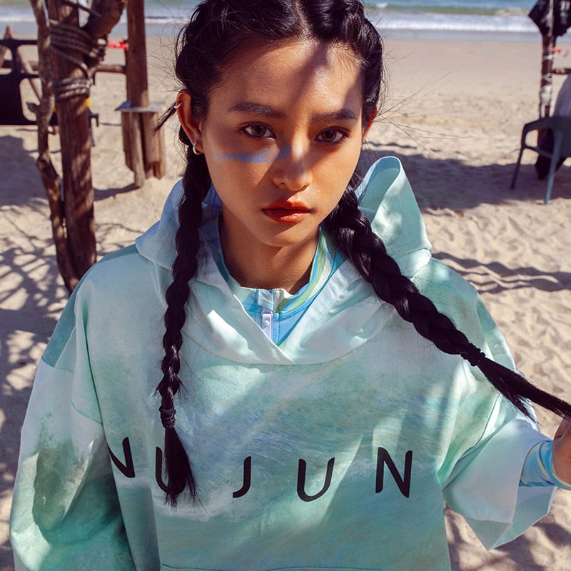 Poncho Surf Wind - Vert