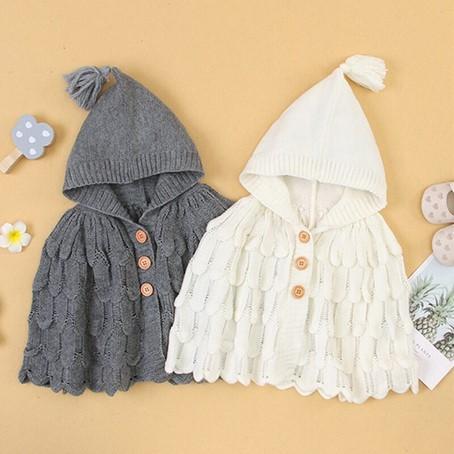 Poncho Tricot Bébé
