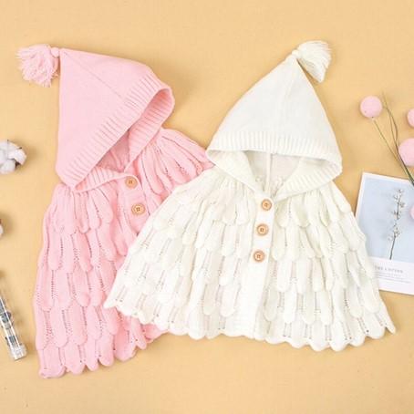Poncho Tricot Bébé