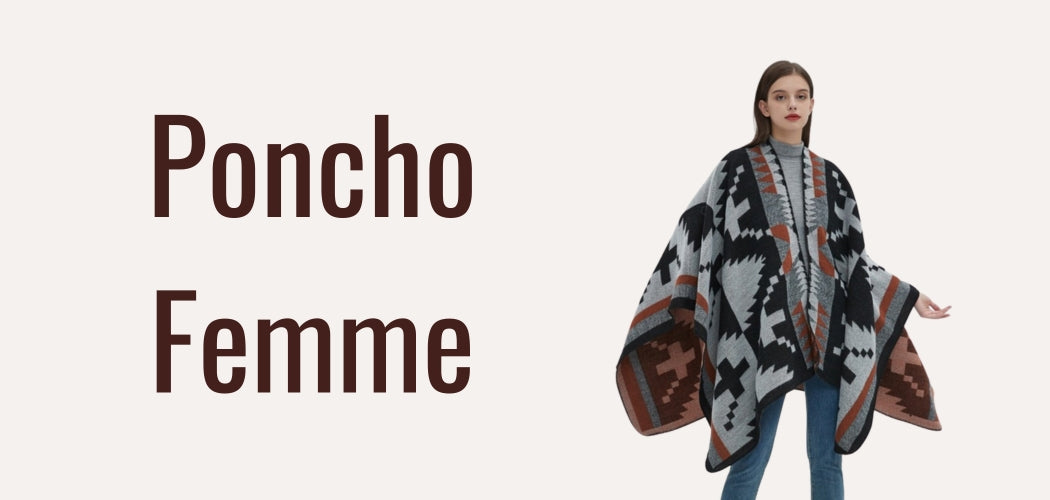 Poncho Femme