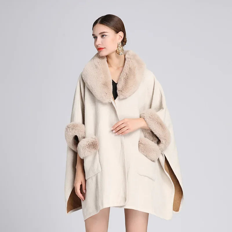 Cape Chaude Femme - beige