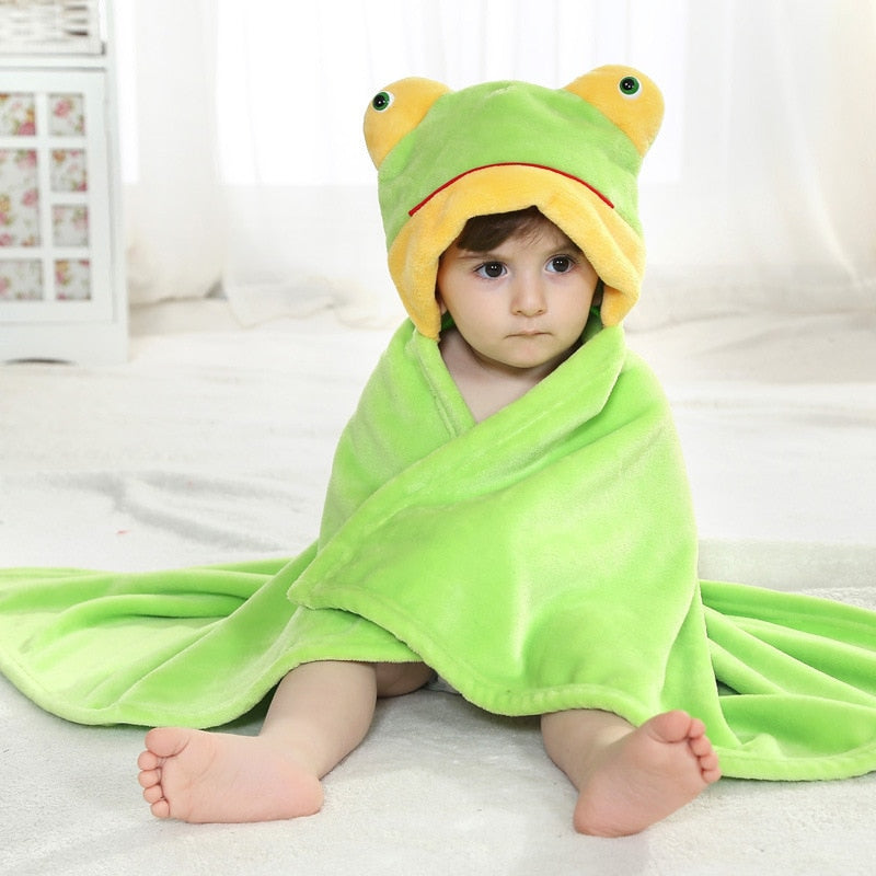 Cape de Bain Bébé Grenouille - grenouille