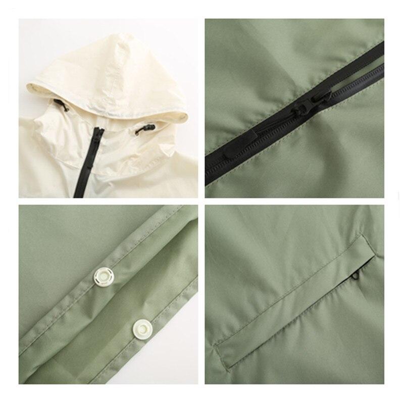 Poncho Pluie Kaki & Beige - Kaki & Beige