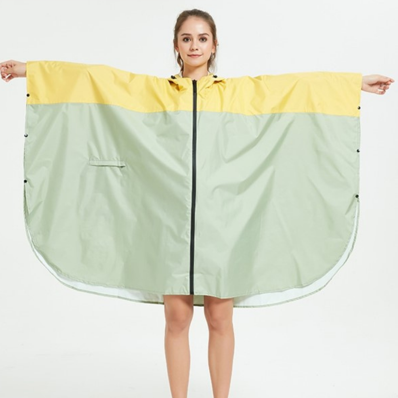 Poncho pluie Femme Jaune & Vert - Jaune & Vert