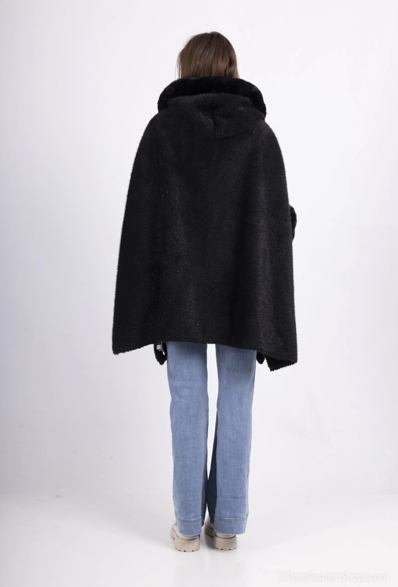Cape Femme Fausse Fourrure