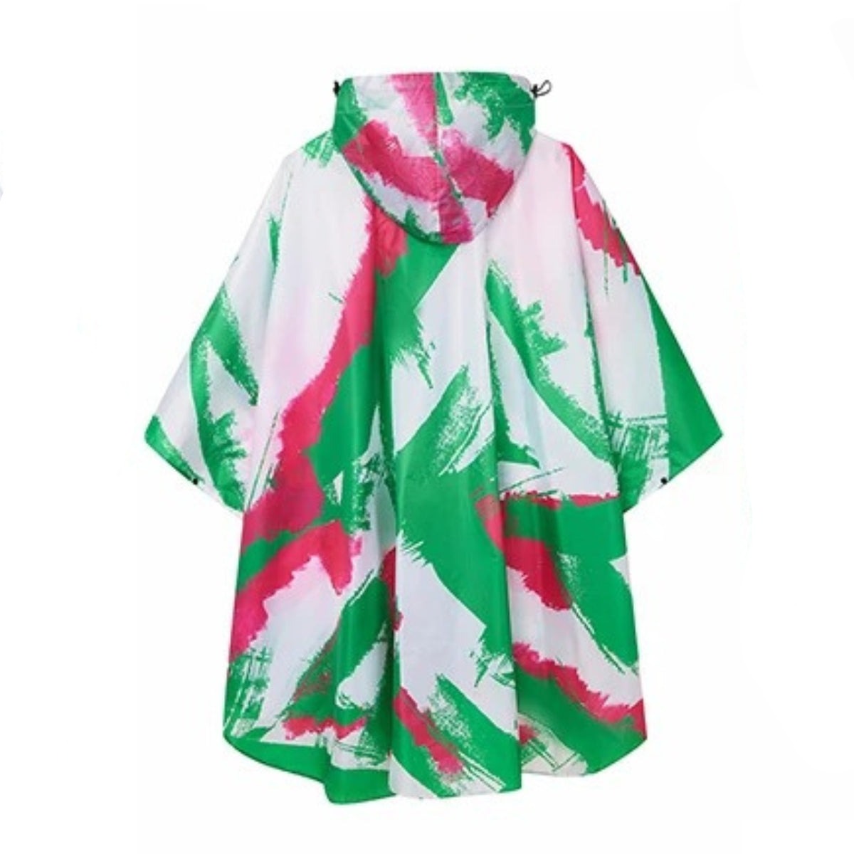 Cape Pluie Femme Rose & Verte - Vert & Rose / unique