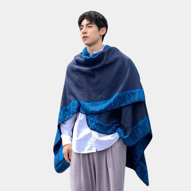 Echarpe Poncho Homme