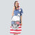 Poncho Bain America - Drapeau US