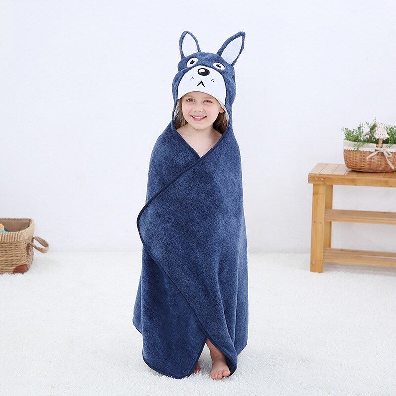 Poncho Bain Enfant Ecureuil Poncho Shop