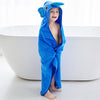 Poncho Bain Enfant Eléphant Bleu - éléphant / 90x90 cm