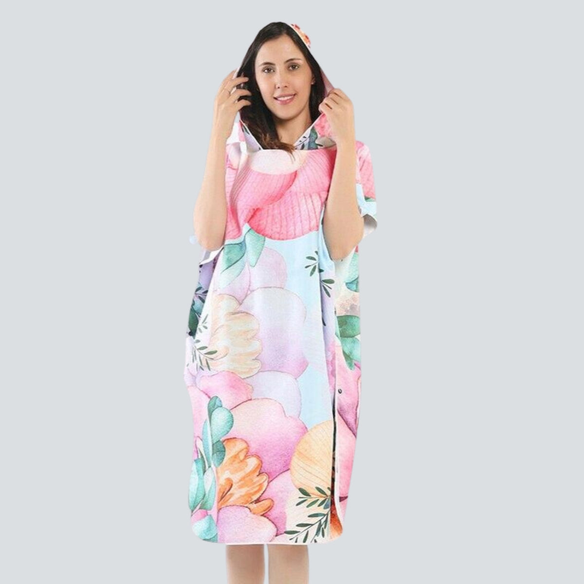 Poncho Bain Fleur - Fleurs