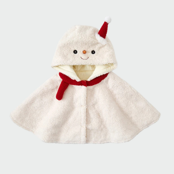 Poncho Bébé En Fausse Fourrure De Lapin - Pour Siège Auto Ou Poussette 0-3 Ans - Dimensions 92x43 Cm - Très Doux Et Chaud - Capuche Avec Pompon