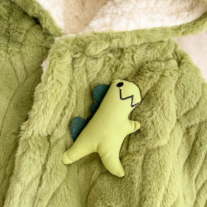 Poncho Bébé Dino - 0-3 ans