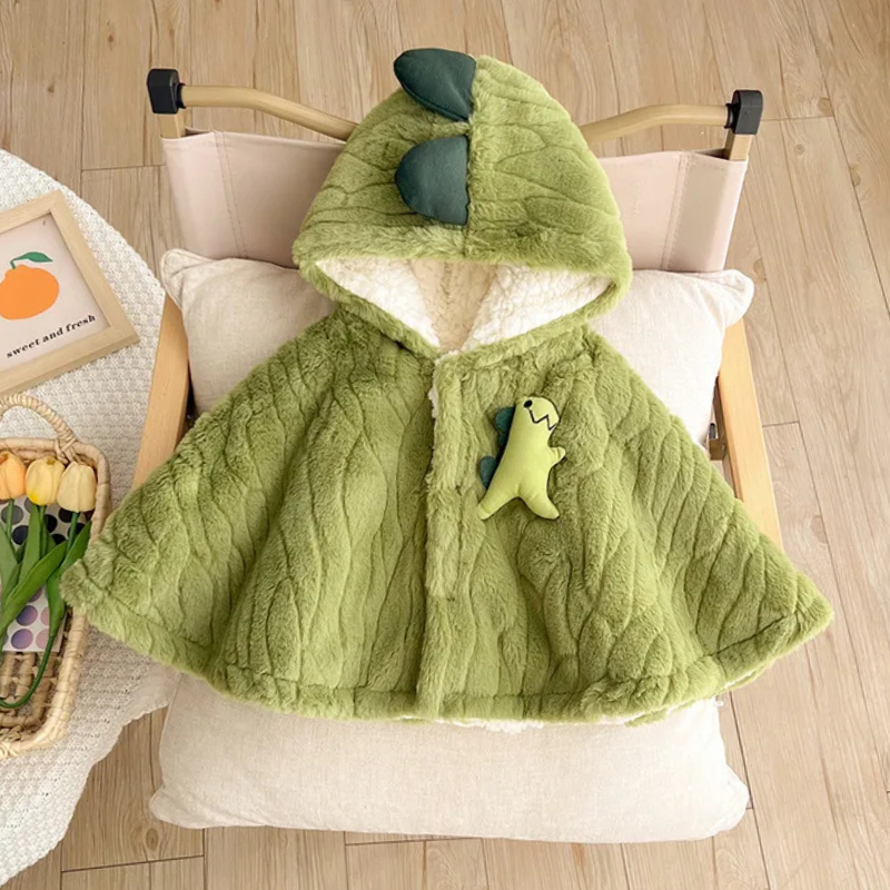 Poncho Bébé Dino - 0-3 ans