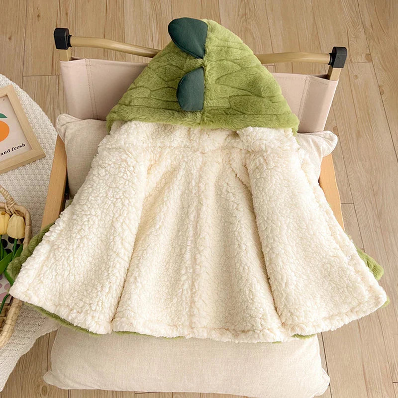 Poncho Bébé Dino - 0-3 ans