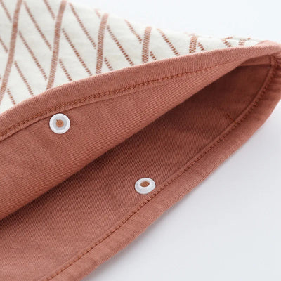 Poncho Bébé Marron & Blanc