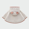 Poncho Bébé Marron & Blanc