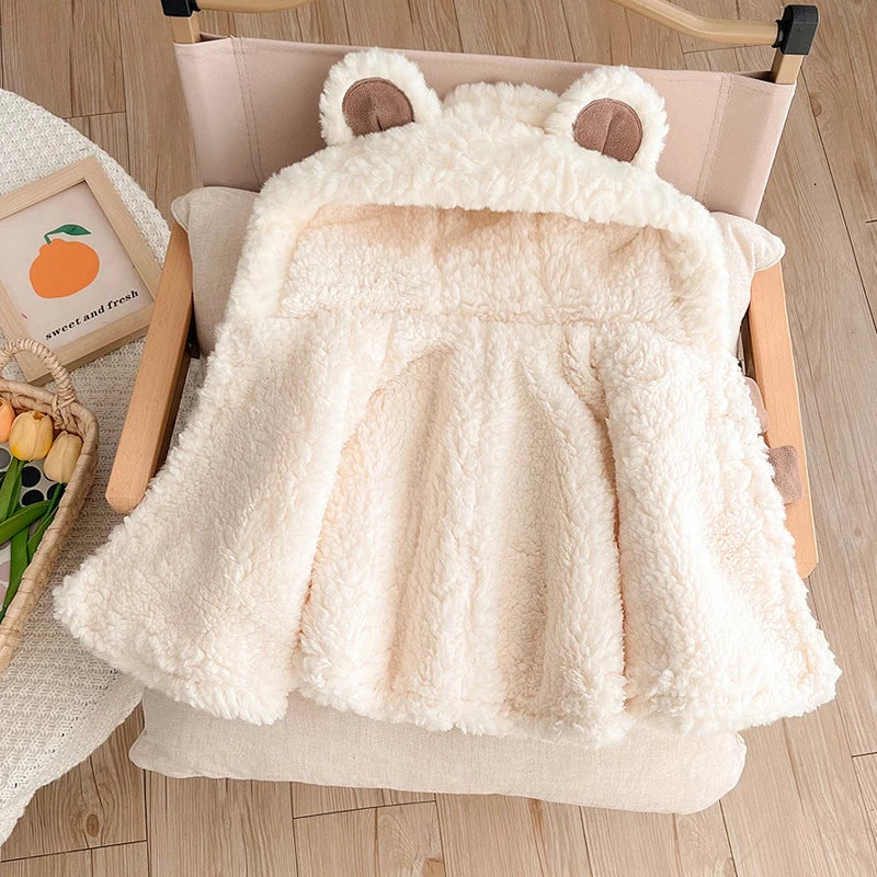 Poncho Bébé Ourson - 0-3 ans