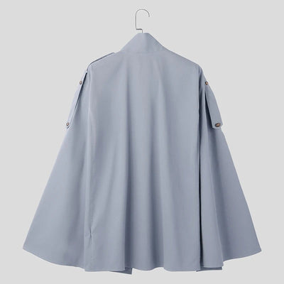 Poncho Cape Trench Homme