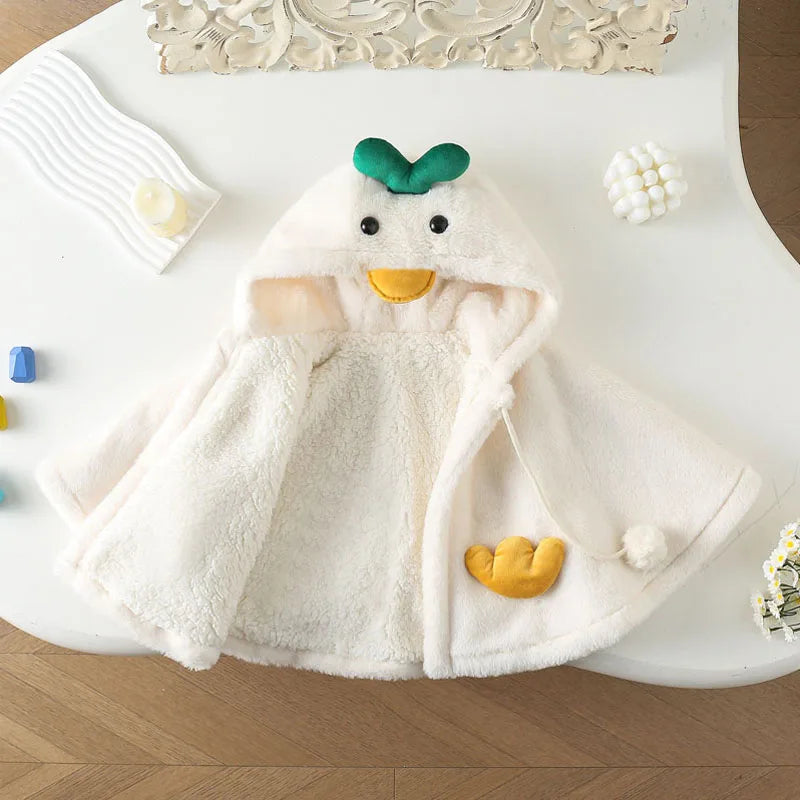 Poncho Cosy Bébé - canard / 0-4 ans