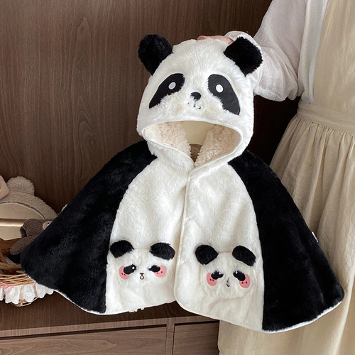 Poncho Polaire Enfant Panda