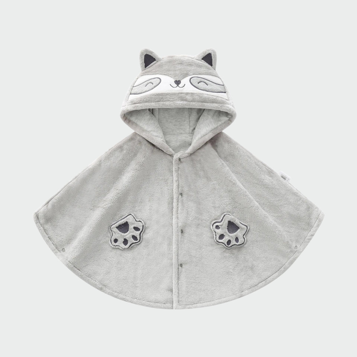 Poncho Enfant Chat Gris - gris / 12 mois