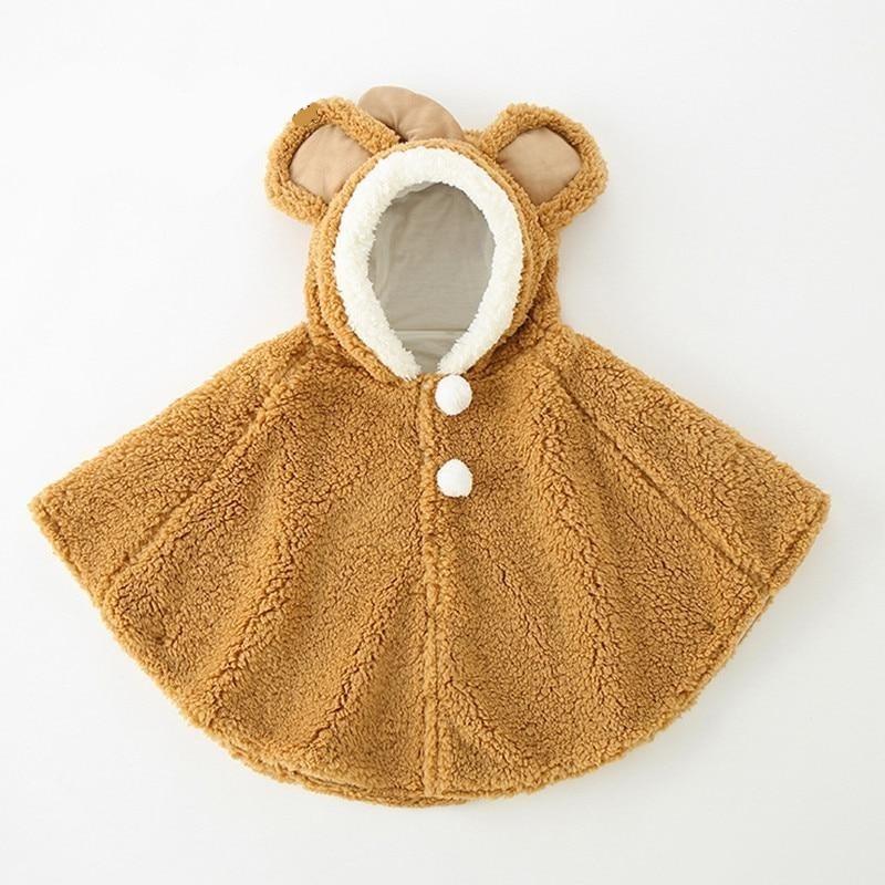 Poncho Enfant Marron - marron / 0-36 mois