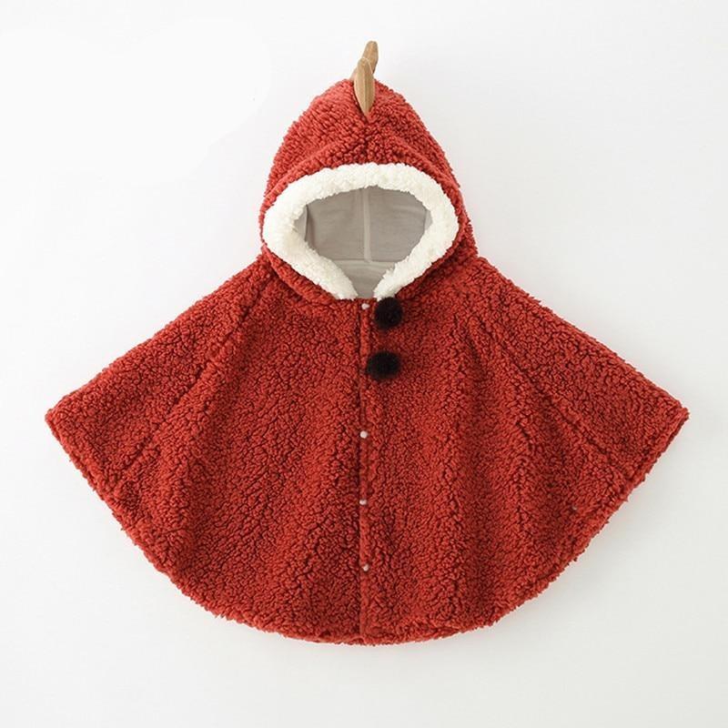 Poncho Enfant Rouge - rouge / 0-36 mois