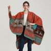 Poncho femme Cerf