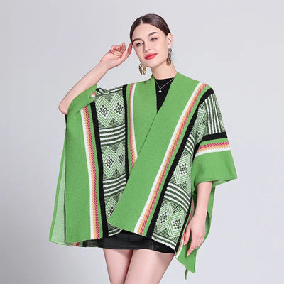 Poncho Femme Coloré