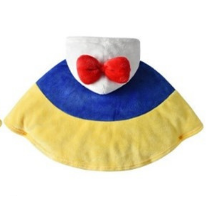 Poncho Fille Hiver Blanche Neige - jaune & Bleu / 0-3 ans