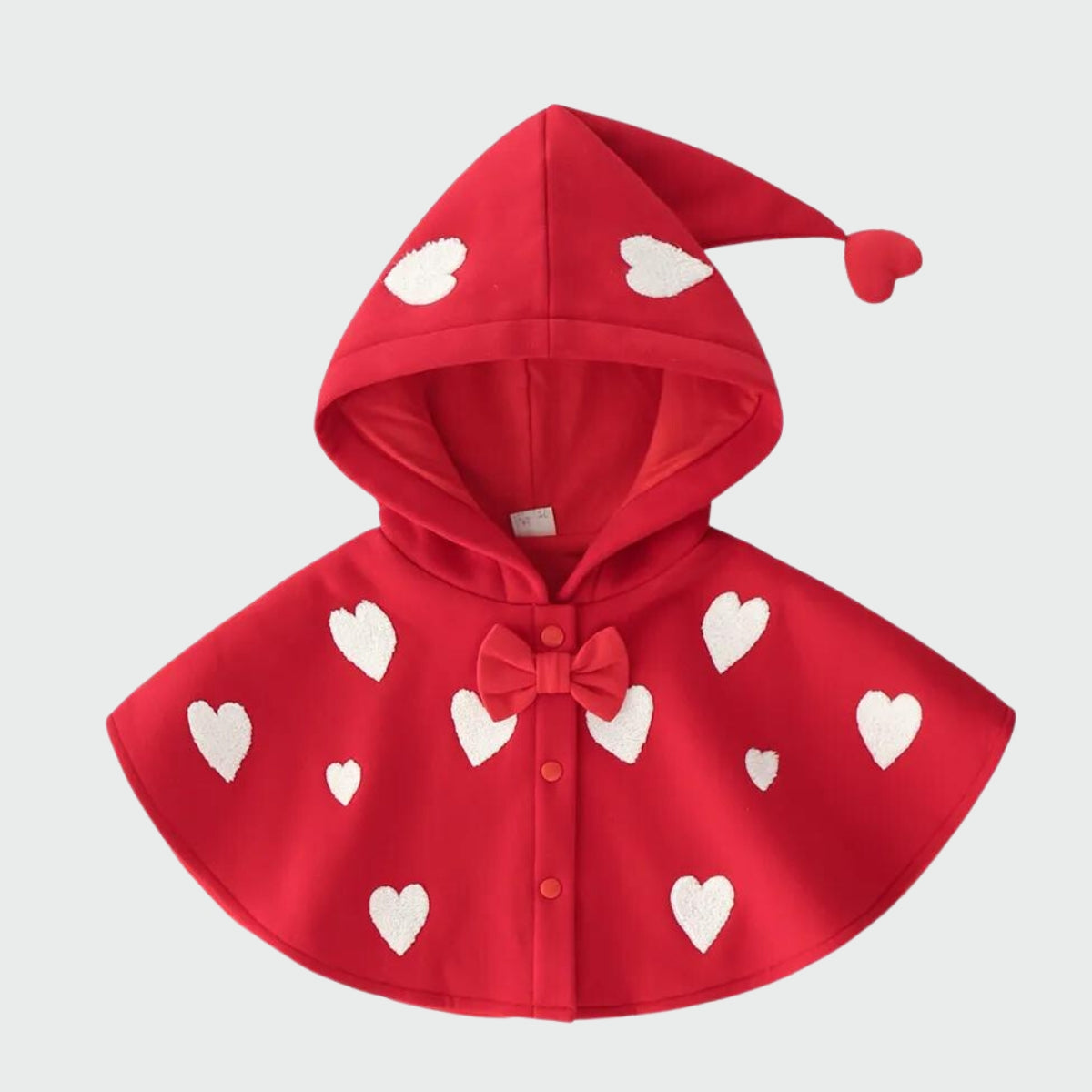 Poncho Fille Rouge - rouge / 6 mois