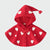 Poncho Fille Rouge - rouge / 6 mois