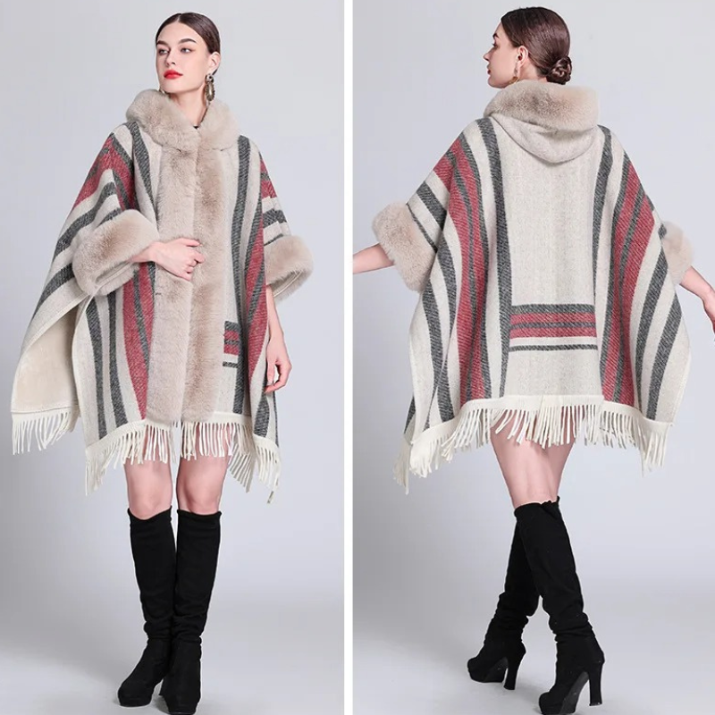 Poncho Fourrure Bohème - bohème