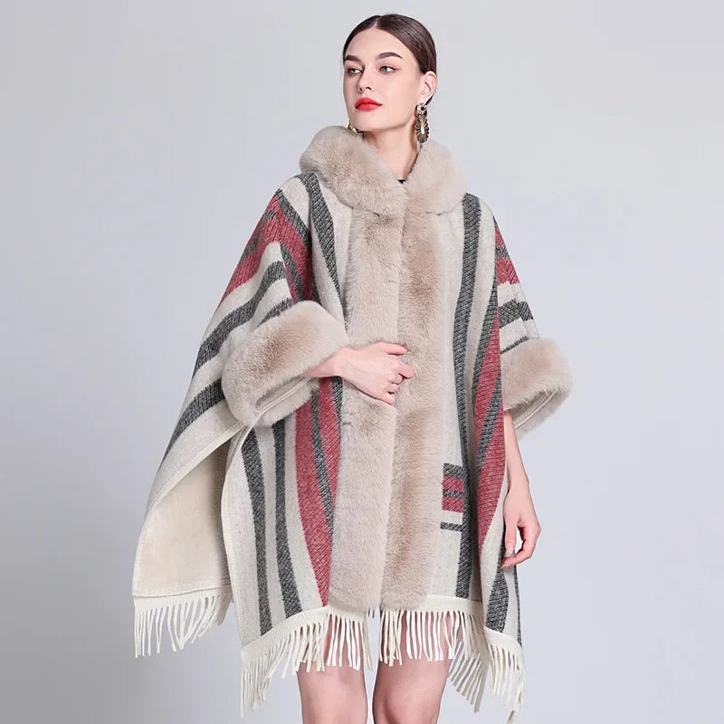 Poncho Fourrure Bohème - bohème