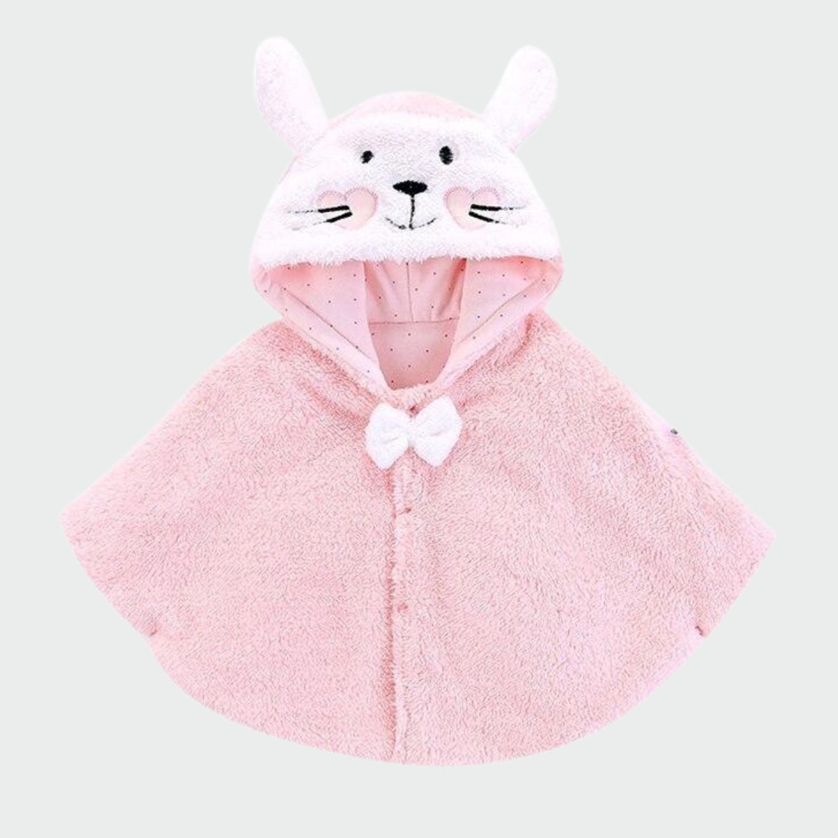 Poncho Hiver Fille - Rose / 12-24 mois