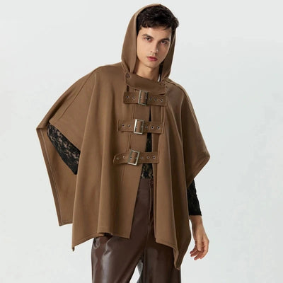 Poncho Homme Capuche