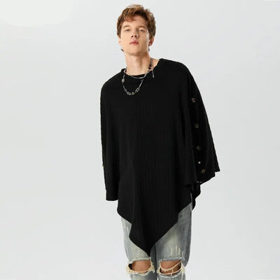 Poncho Homme Casual - noir / S
