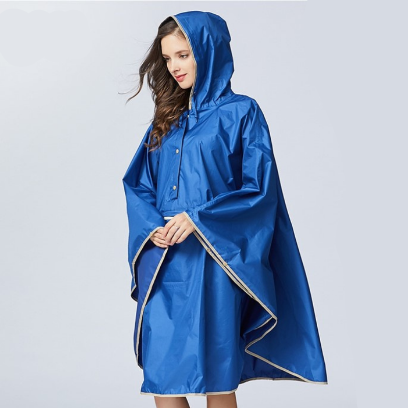 Poncho Pluie Bleu - Bleu