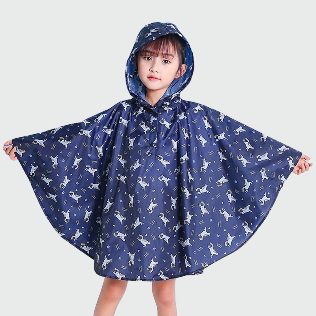 Poncho Pluie Enfant Licorne - licorne / S