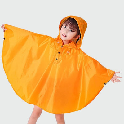 Poncho Pluie Enfant Orange