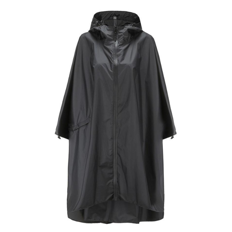 Poncho Pluie Noir - noir