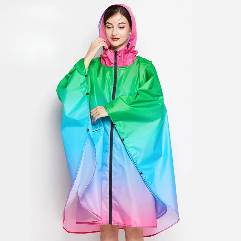 Poncho Pluie Tricolore - 2