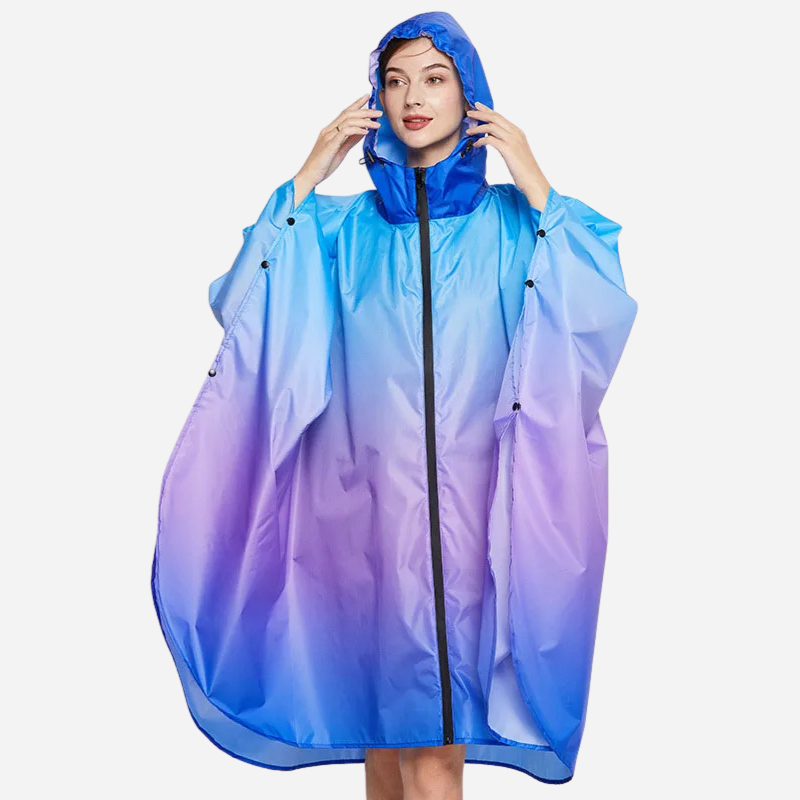 Poncho Pluie Tricolore - 7