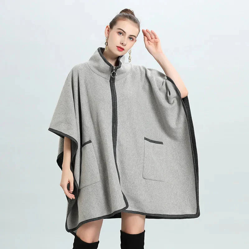 Poncho veste shops femme