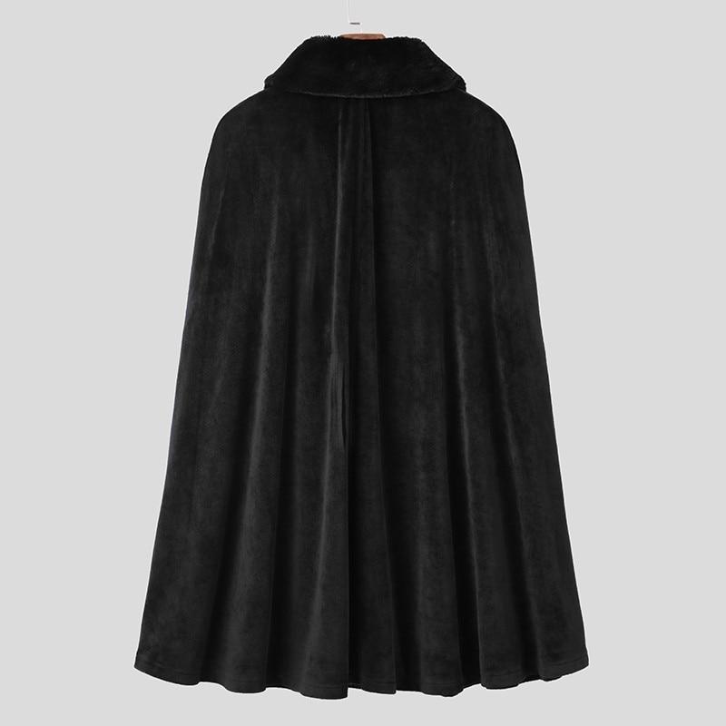 Poncho Hiver Homme - Noir / S