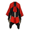 Cape Poncho Femme - rouge