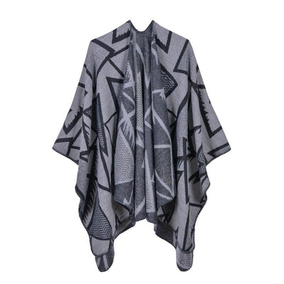 Gilet Poncho - gris