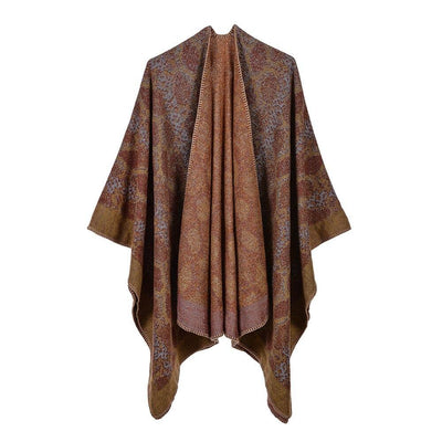 Poncho Acrylique - beige
