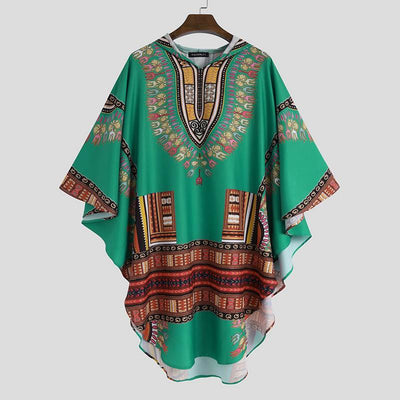 Poncho Africain - Vert / S